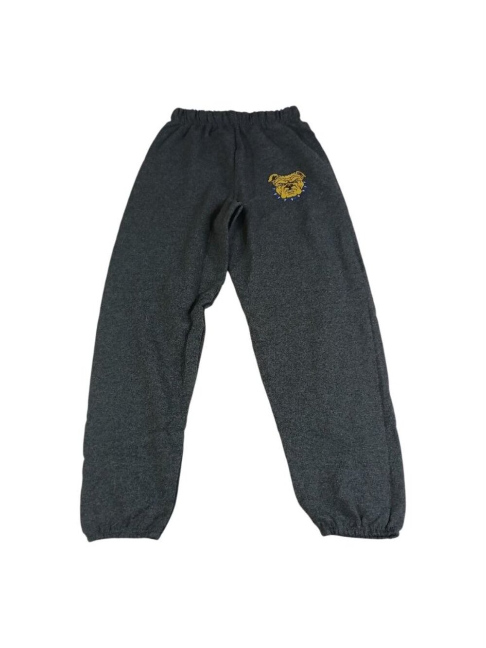 LOGOVISION Mens Jogger Sweatpants Collegiate Primary Logo Size M Charcoal Gray